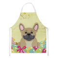 Easter Eggs French Bulldog Cream Apron Cooking Kitchen Server Baking Crafts Gardening for Adult Women Men, Unisex, Large, Multicolor