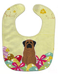 Easter Eggs Mastiff Brindle Baby Bib Easy-Clean Baby Bib Baby Feeding Accessory Baby Mealtime Essential, 10 x 13, Multicolor