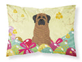 Easter Eggs Mastiff Brindle Standard Pillowcase Lightweight Super Soft Easy Care Decorative Artwork Pillowcase, Standard