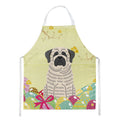 Easter Eggs Mastiff Brindle White Apron Cooking Kitchen Server Baking Crafts Gardening for Adult Women Men, Unisex, Large, Multicolor
