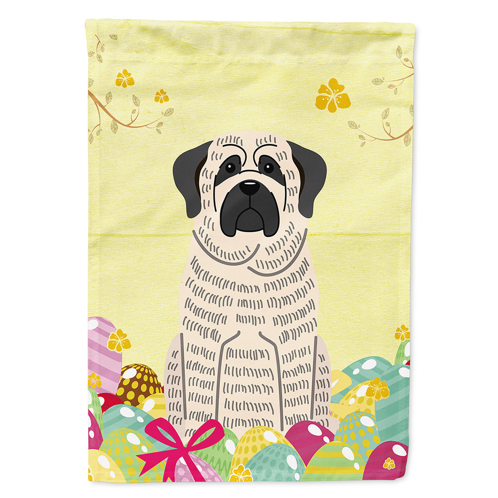 Easter Eggs Mastiff Brindle White House Flag 28x40 Porch Sleeve Pole Decorative Outside Yard Banner Artwork Wall Hanging, Polyester