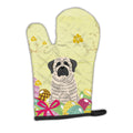 Easter Eggs Mastiff Brindle White Oven Mitt Heat Resistant Thick Oven Mitt for Hot Pans and Oven, Kitchen Mitt Protect Hands, Cooking Baking Glove