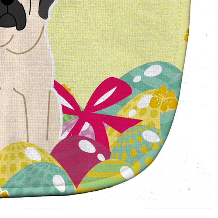 Easter Eggs Mastiff White Baby Bib Easy-Clean Baby Bib Baby Feeding Accessory Baby Mealtime Essential, 10 x 13, Multicolor