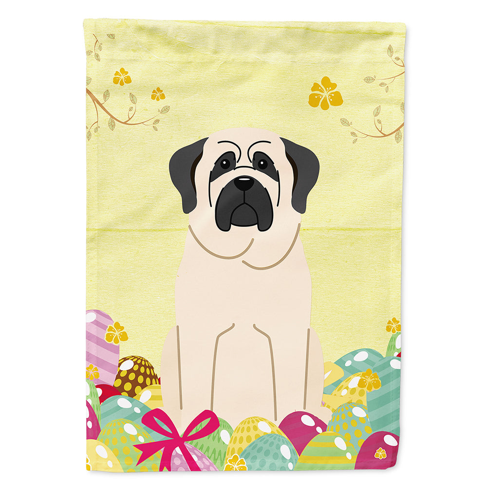 Easter Eggs Mastiff White House Flag 28x40 Porch Sleeve Pole Decorative Outside Yard Banner Artwork Wall Hanging, Polyester