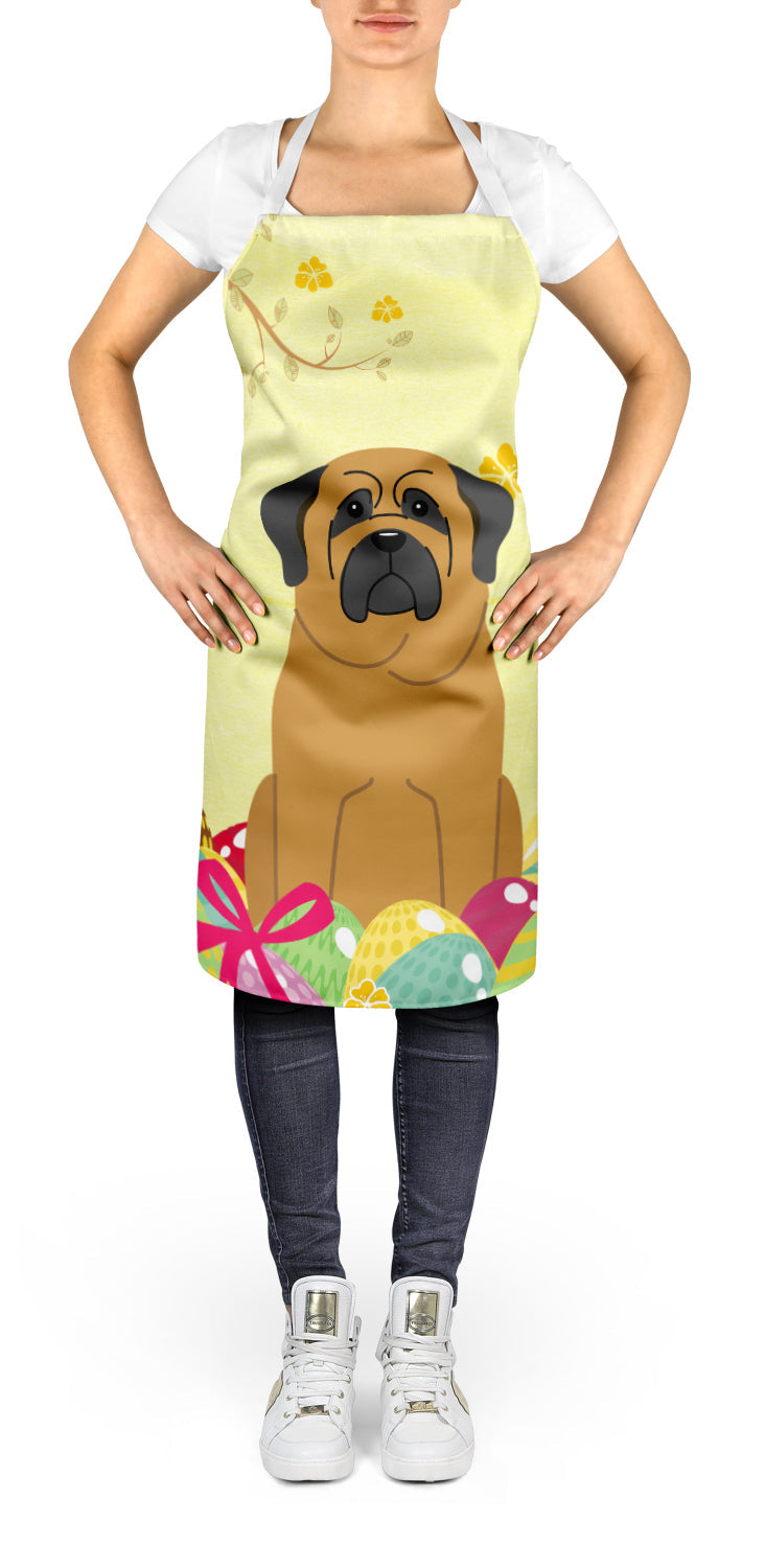 Easter Eggs Mastiff Apron Cooking Kitchen Server Baking Crafts Gardening for Adult Women Men, Unisex, Large, Multicolor