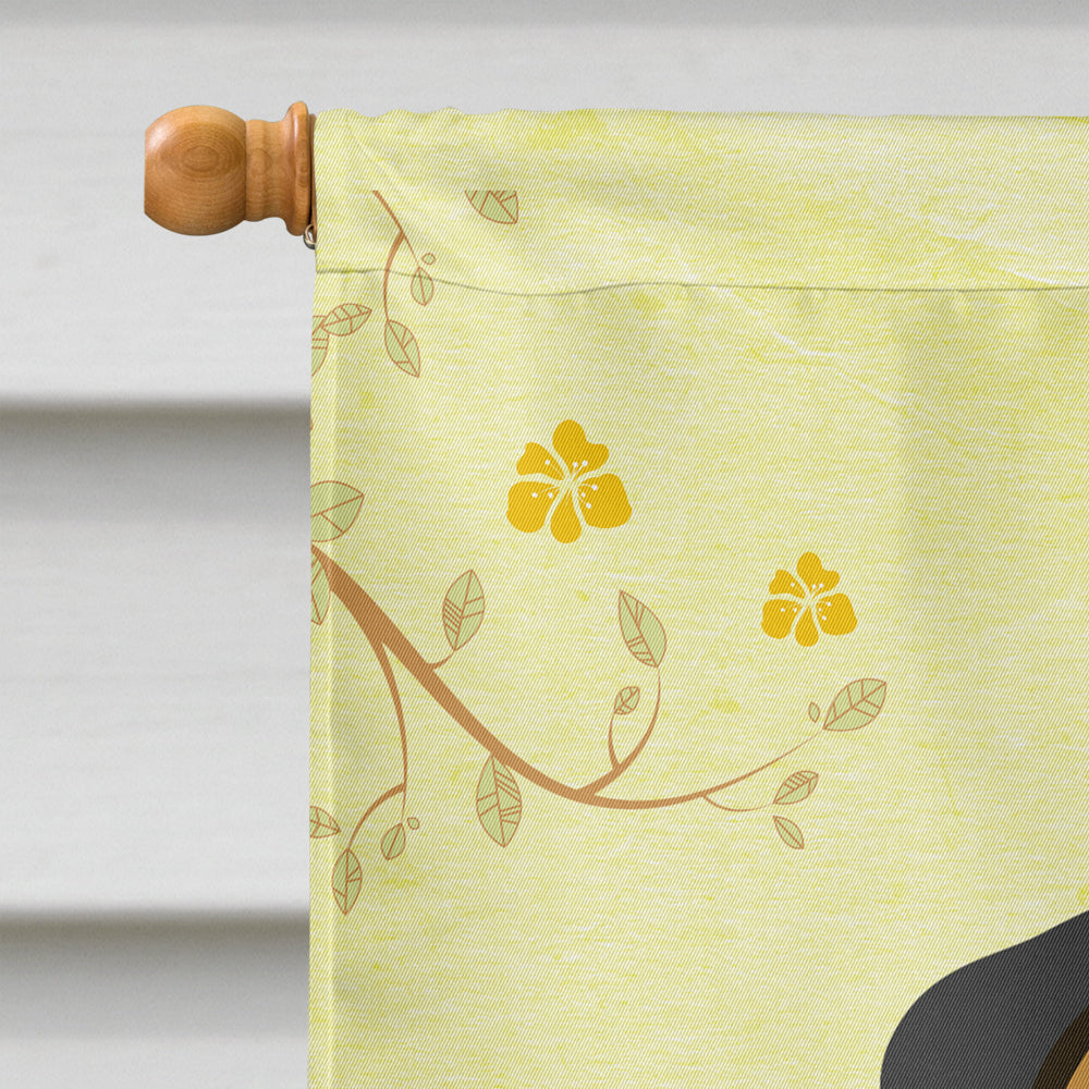 Easter Eggs Mastiff House Flag 28x40 Porch Sleeve Pole Decorative Outside Yard Banner Artwork Wall Hanging, Polyester