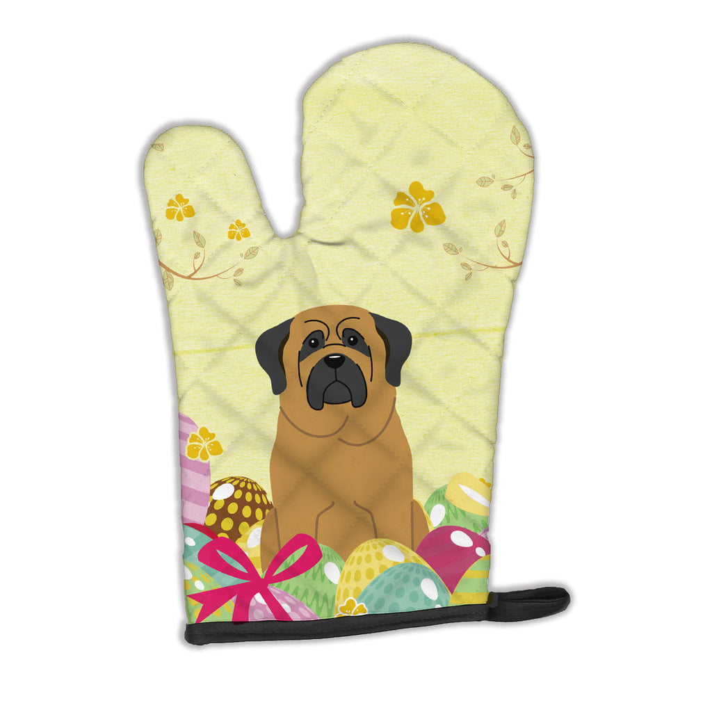 Easter Eggs Mastiff Oven Mitt Heat Resistant Thick Oven Mitt for Hot Pans and Oven, Kitchen Mitt Protect Hands, Cooking Baking Glove