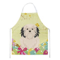 Easter Eggs Lowchen Apron Cooking Kitchen Server Baking Crafts Gardening for Adult Women Men, Unisex, Large, Multicolor