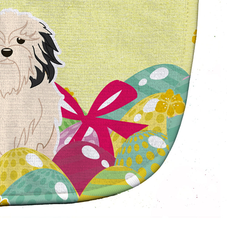 Easter Eggs Lowchen Baby Bib Easy-Clean Baby Bib Baby Feeding Accessory Baby Mealtime Essential, 10 x 13, Multicolor