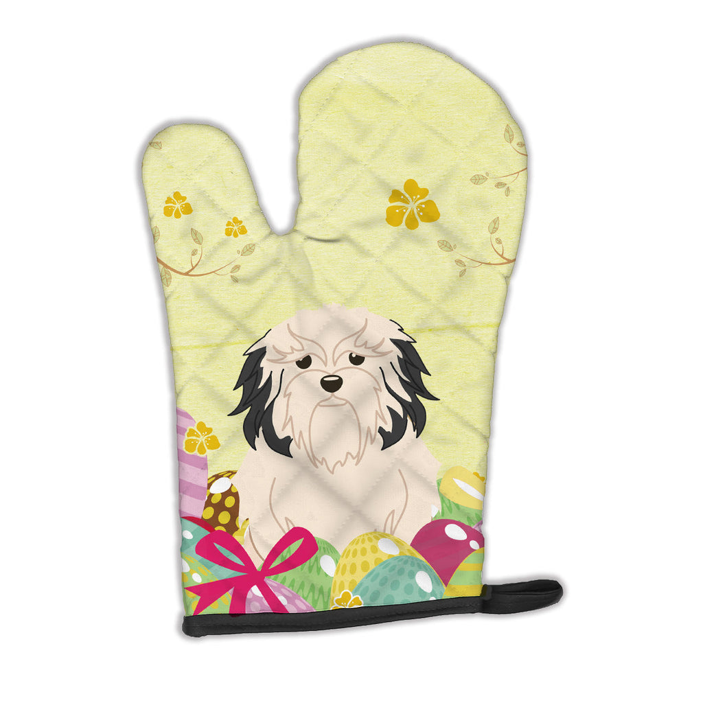 Easter Eggs Lowchen Oven Mitt Heat Resistant Thick Oven Mitt for Hot Pans and Oven, Kitchen Mitt Protect Hands, Cooking Baking Glove
