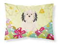 Easter Eggs Lowchen Standard Pillowcase Lightweight Super Soft Easy Care Decorative Artwork Pillowcase, Standard