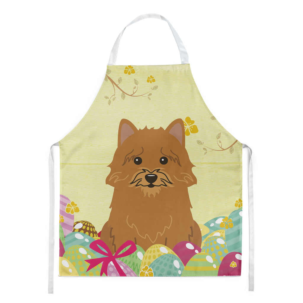 Easter Eggs Norwich Terrier Apron Cooking Kitchen Server Baking Crafts Gardening for Adult Women Men, Unisex, Large, Multicolor