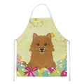 Easter Eggs Norwich Terrier Apron Cooking Kitchen Server Baking Crafts Gardening for Adult Women Men, Unisex, Large, Multicolor