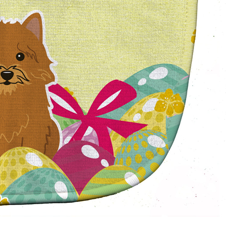 Easter Eggs Norwich Terrier Baby Bib Easy-Clean Baby Bib Baby Feeding Accessory Baby Mealtime Essential, 10 x 13, Multicolor