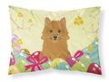 Easter Eggs Norwich Terrier Standard Pillowcase Lightweight Super Soft Easy Care Decorative Artwork Pillowcase, Standard