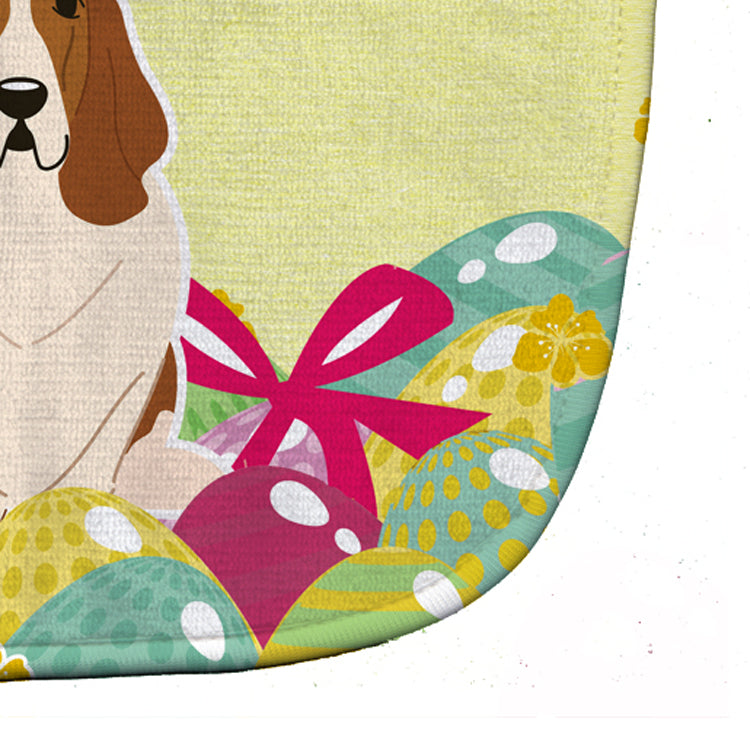 Easter Eggs Basset Hound Baby Bib Easy-Clean Baby Bib Baby Feeding Accessory Baby Mealtime Essential, 10 x 13, Multicolor