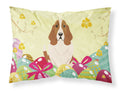 Easter Eggs Basset Hound Standard Pillowcase Lightweight Super Soft Easy Care Decorative Artwork Pillowcase, Standard