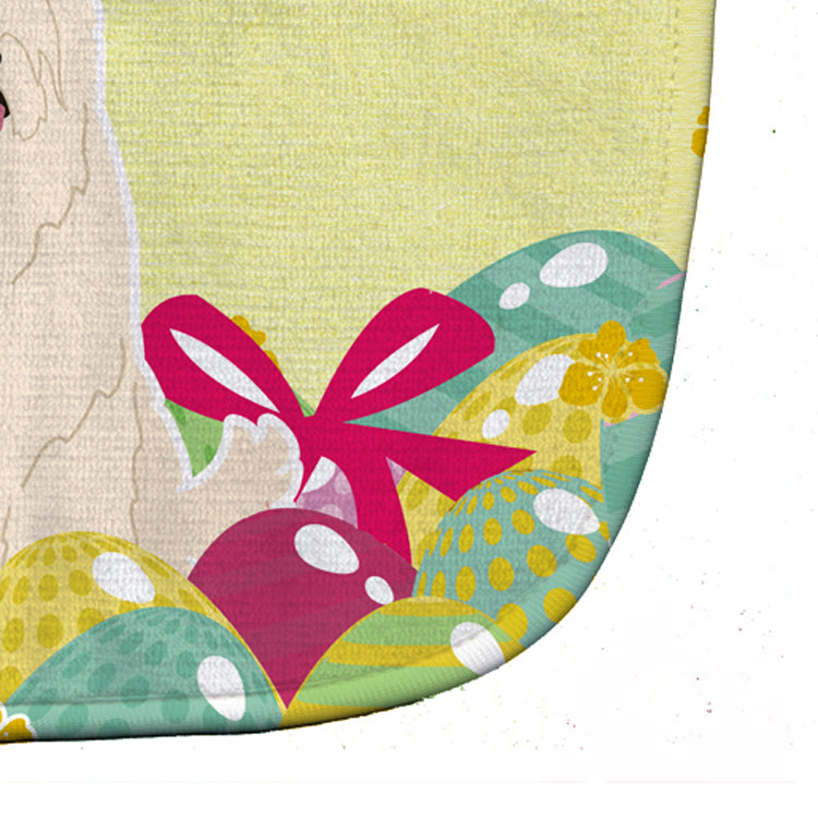 Easter Eggs South Russian Sheepdog Baby Bib Easy-Clean Baby Bib Baby Feeding Accessory Baby Mealtime Essential, 10 x 13, Multicolor