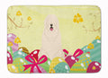 Easter Eggs South Russian Sheepdog Memory Foam Kitchen Mat Machine Washable Anti-Fatigue Cushion Comfort Bath or Kitchen Rug