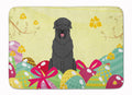 Easter Eggs Black Russian Terrier Memory Foam Kitchen Mat Machine Washable Anti-Fatigue Cushion Comfort Bath or Kitchen Rug