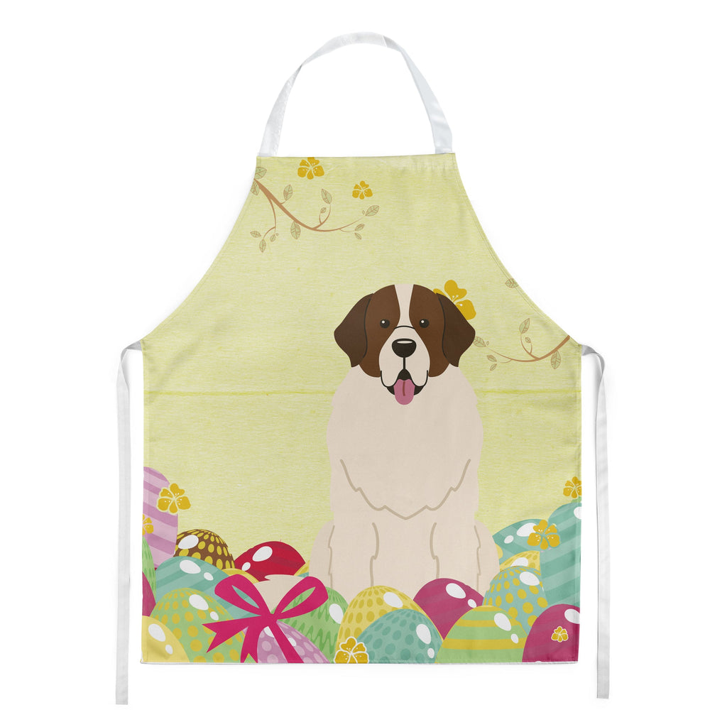 Easter Eggs Moscow Watchdog Apron Cooking Kitchen Server Baking Crafts Gardening for Adult Women Men, Unisex, Large, Multicolor