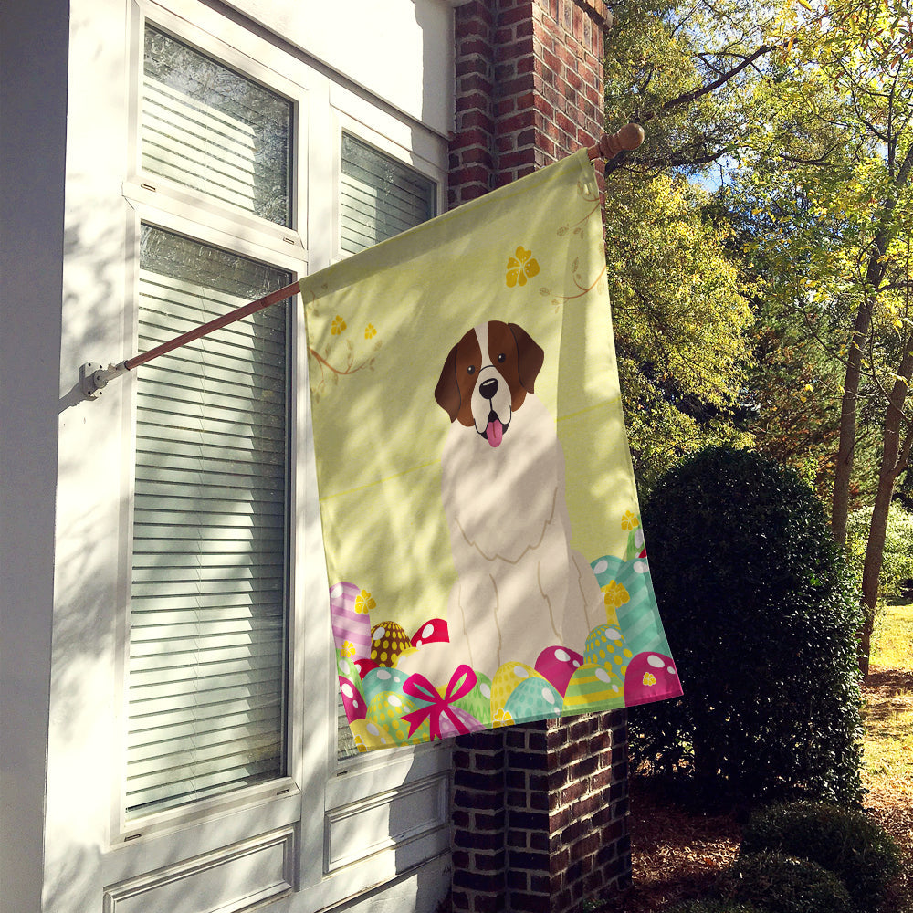 Easter Eggs Moscow Watchdog House Flag 28x40 Porch Sleeve Pole Decorative Outside Yard Banner Artwork Wall Hanging, Polyester