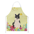 Easter Eggs Russo-European Laika Spitz Apron Cooking Kitchen Server Baking Crafts Gardening for Adult Women Men, Unisex, Large, Multicolor