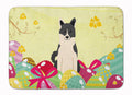 Easter Eggs Russo-European Laika Spitz Memory Foam Kitchen Mat Machine Washable Anti-Fatigue Cushion Comfort Bath or Kitchen Rug
