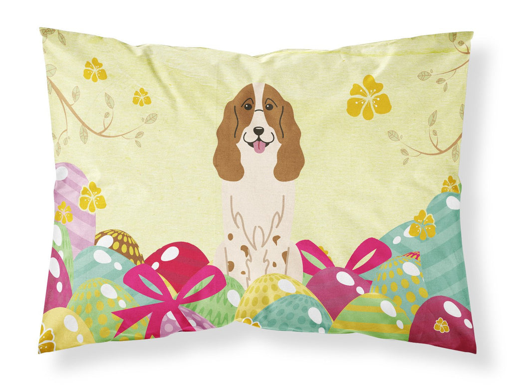 Easter Eggs Russian Spaniel Standard Pillowcase Lightweight Super Soft Easy Care Decorative Artwork Pillowcase, Standard