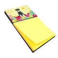 Easter Eggs Standard Schnauzer Salt and Pepper Watercolor Sticky Note Holder Refillable Dispenser Desk Accessory 3x3 Pad Gift
