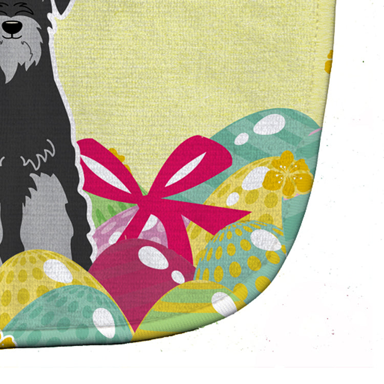 Easter Eggs Standard Schnauzer Black Grey Baby Bib Easy-Clean Baby Bib Baby Feeding Accessory Baby Mealtime Essential, 10 x 13, Multicolor