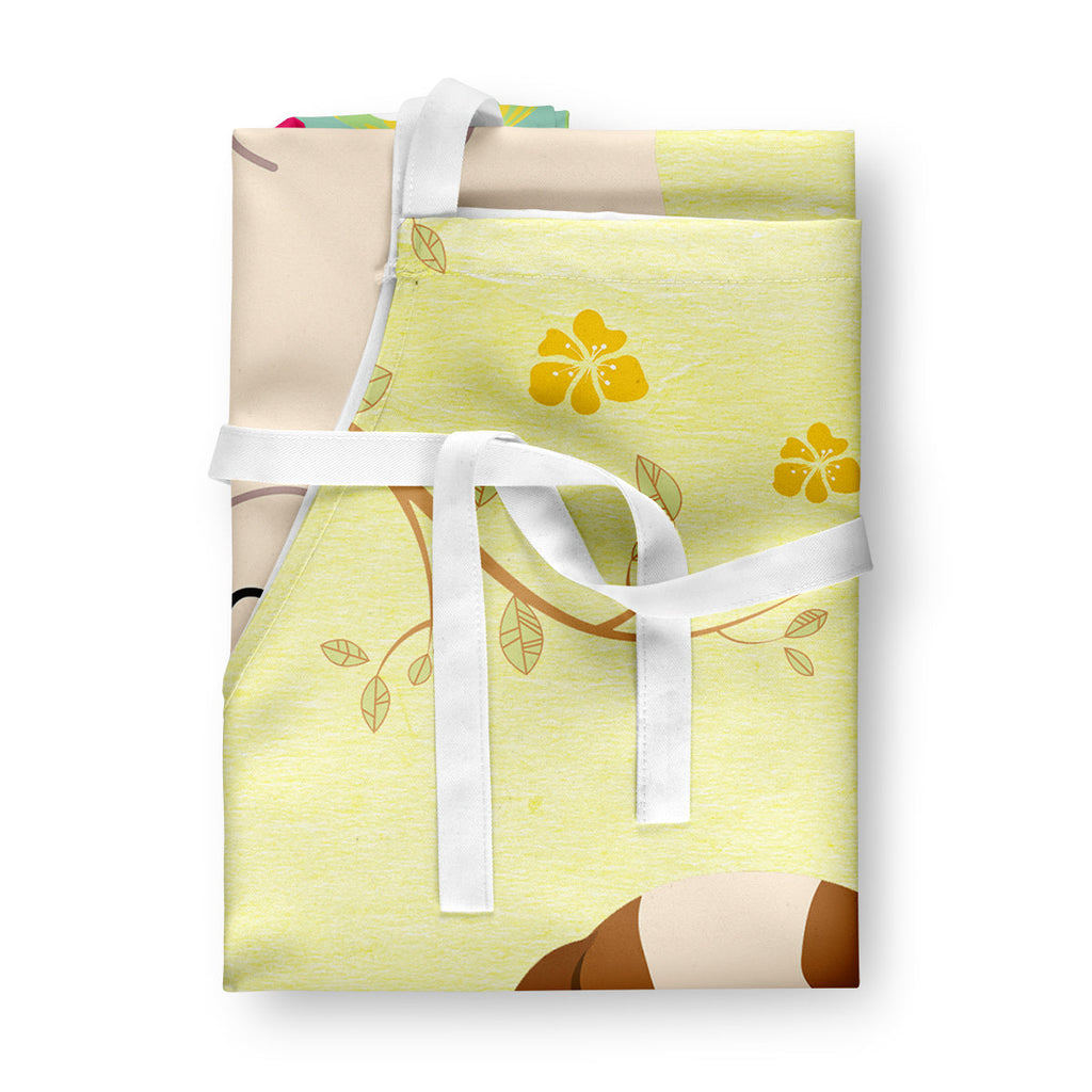 Easter Eggs Saint Bernard Apron Cooking Kitchen Server Baking Crafts Gardening for Adult Women Men, Unisex, Large, Multicolor