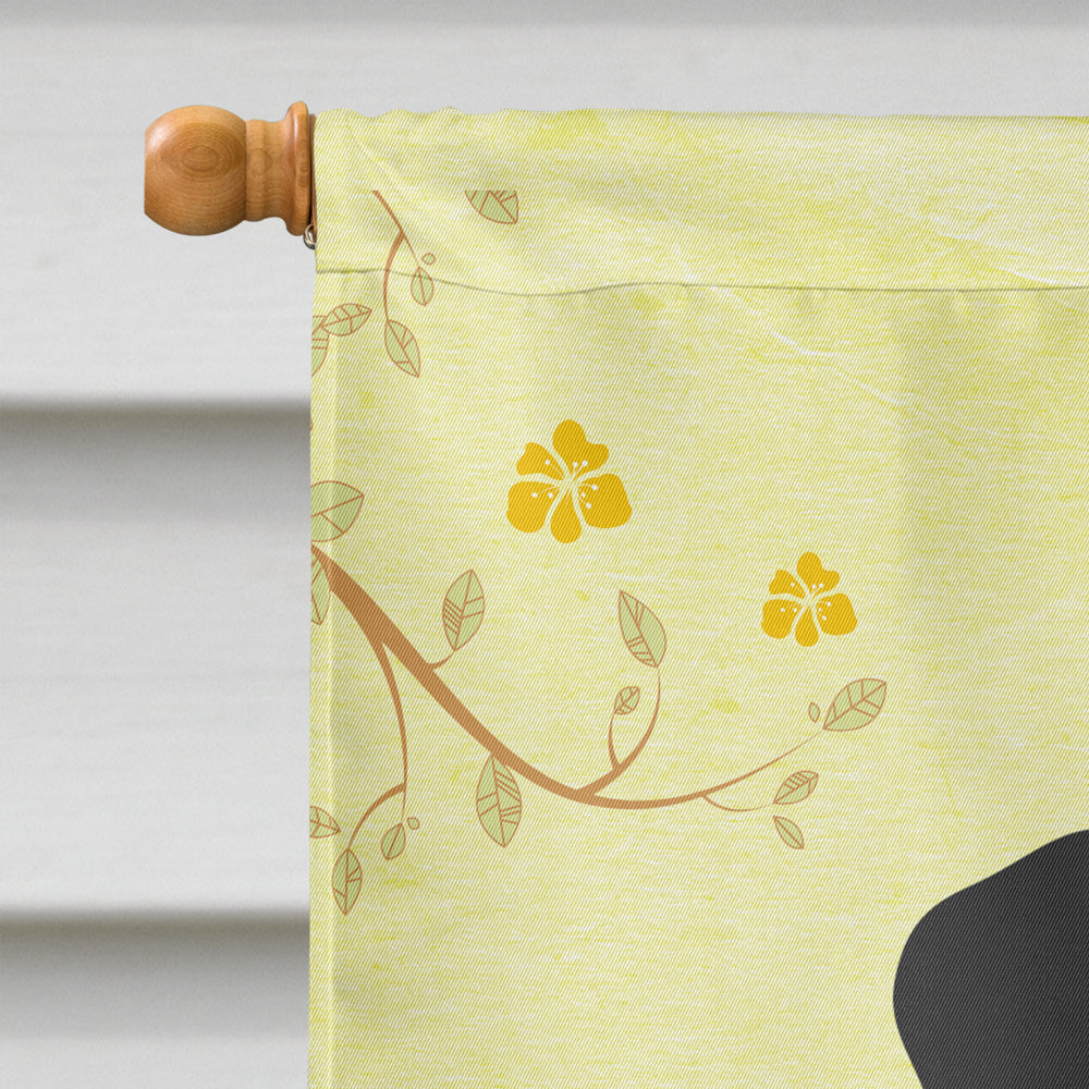 Easter Eggs Entlebucher House Flag 28x40 Porch Sleeve Pole Decorative Outside Yard Banner Artwork Wall Hanging, Polyester