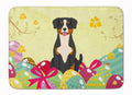 Easter Eggs Entlebucher Memory Foam Kitchen Mat Machine Washable Anti-Fatigue Cushion Comfort Bath or Kitchen Rug