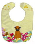 Easter Eggs Border Terrier Baby Bib Easy-Clean Baby Bib Baby Feeding Accessory Baby Mealtime Essential, 10 x 13, Multicolor