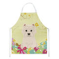 Easter Eggs Westie Apron Cooking Kitchen Server Baking Crafts Gardening for Adult Women Men, Unisex, Large, Multicolor