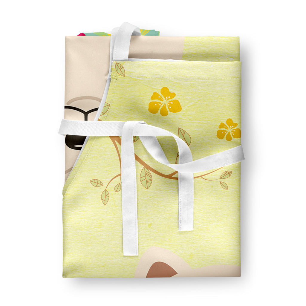 Easter Eggs Westie Apron Cooking Kitchen Server Baking Crafts Gardening for Adult Women Men, Unisex, Large, Multicolor