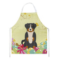 Easter Eggs Appenzeller Sennenhund Apron Cooking Kitchen Server Baking Crafts Gardening for Adult Women Men, Unisex, Large, Multicolor