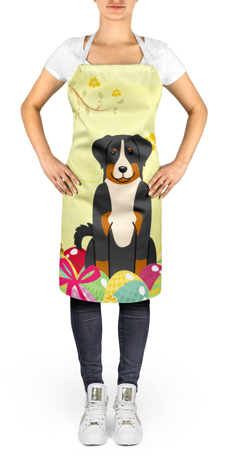 Easter Eggs Appenzeller Sennenhund Apron Cooking Kitchen Server Baking Crafts Gardening for Adult Women Men, Unisex, Large, Multicolor