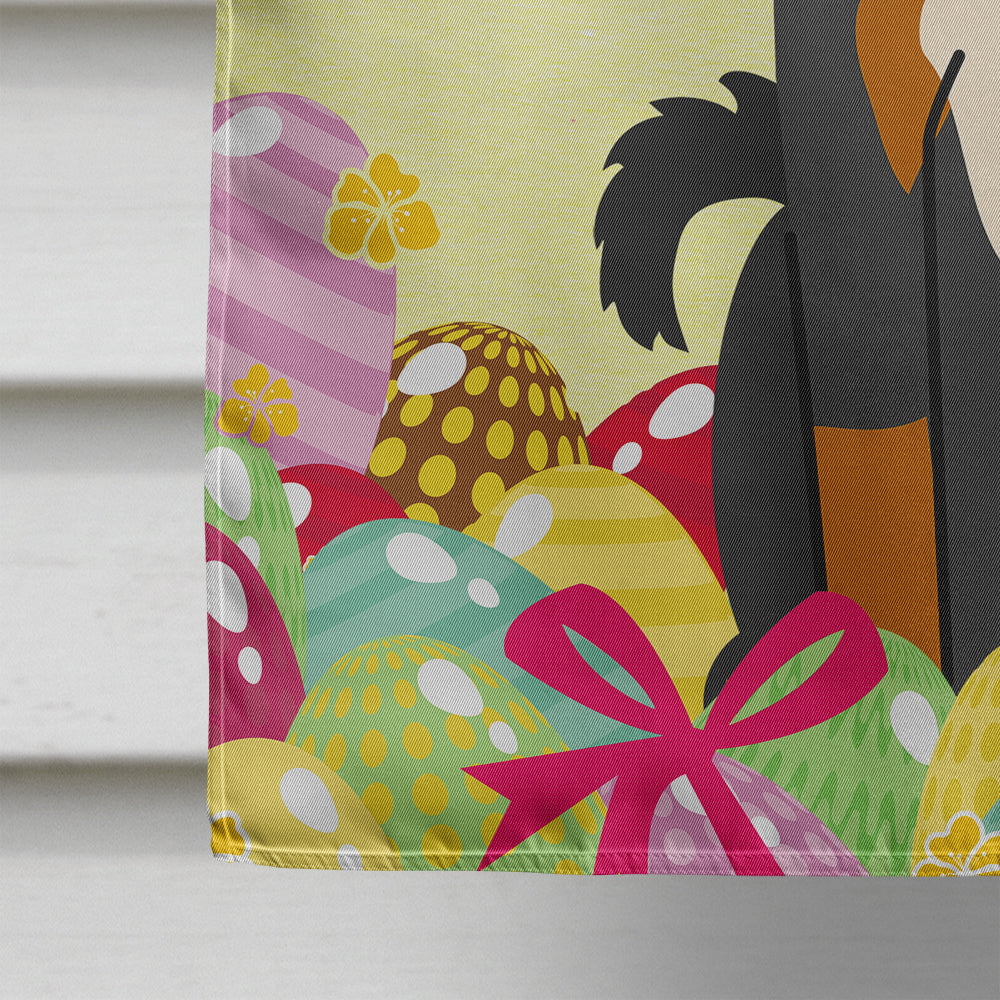 Easter Eggs Appenzeller Sennenhund House Flag 28x40 Porch Sleeve Pole Decorative Outside Yard Banner Artwork Wall Hanging, Polyester
