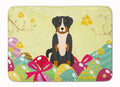 Easter Eggs Appenzeller Sennenhund Memory Foam Kitchen Mat Machine Washable Anti-Fatigue Cushion Comfort Bath or Kitchen Rug