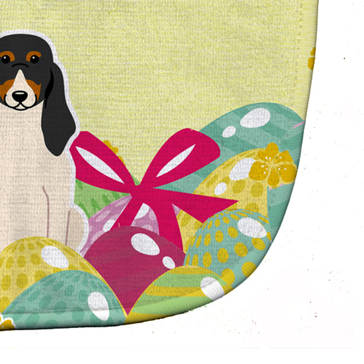 Easter Eggs Swiss Hound Baby Bib Easy-Clean Baby Bib Baby Feeding Accessory Baby Mealtime Essential, 10 x 13, Multicolor