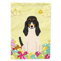 Easter Eggs Swiss Hound House Flag 28x40 Porch Sleeve Pole Decorative Outside Yard Banner Artwork Wall Hanging, Polyester
