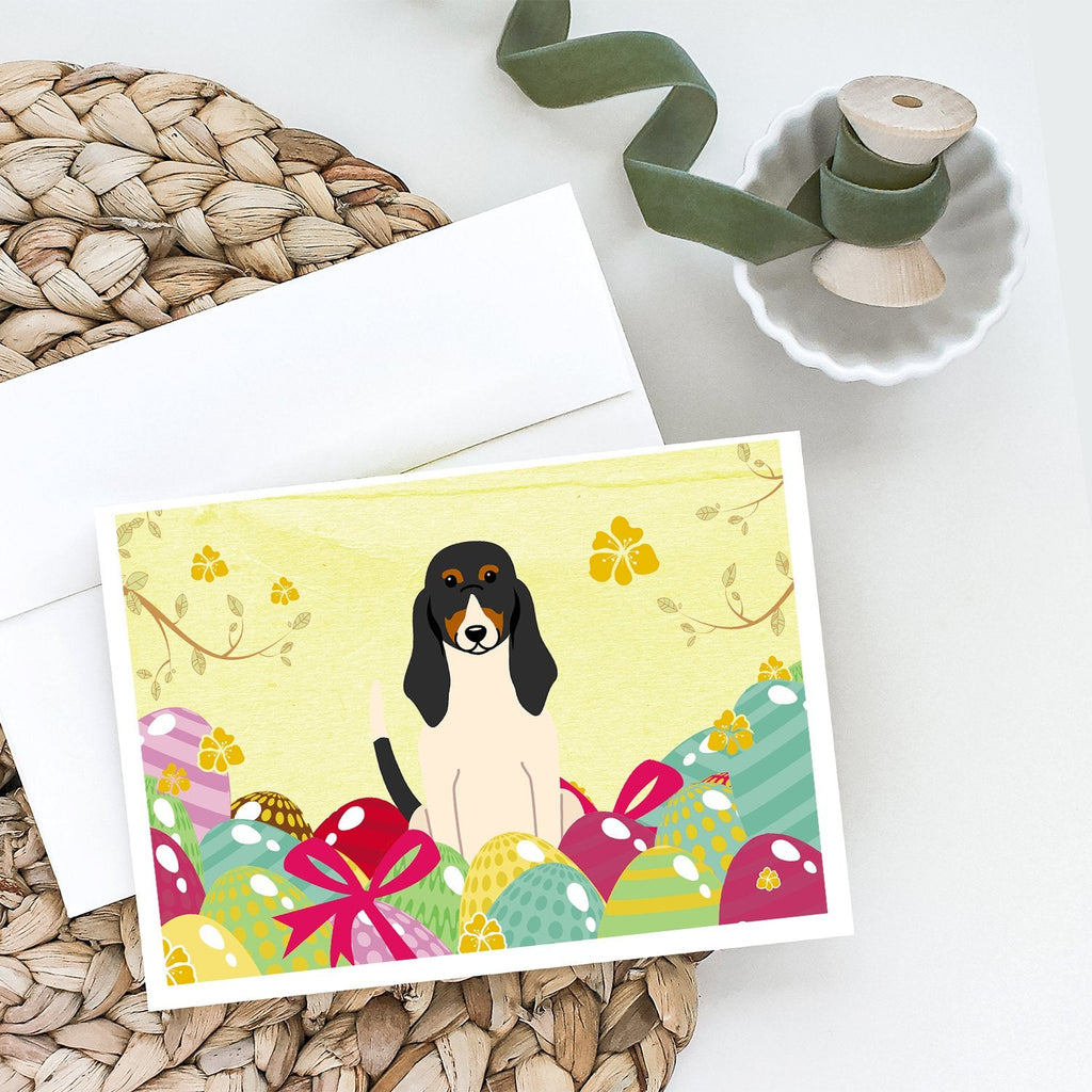 Easter Eggs Swiss Hound Greeting Cards Pack of 8 Blank Cards with Envelopes Whimsical A7 Size 5x7