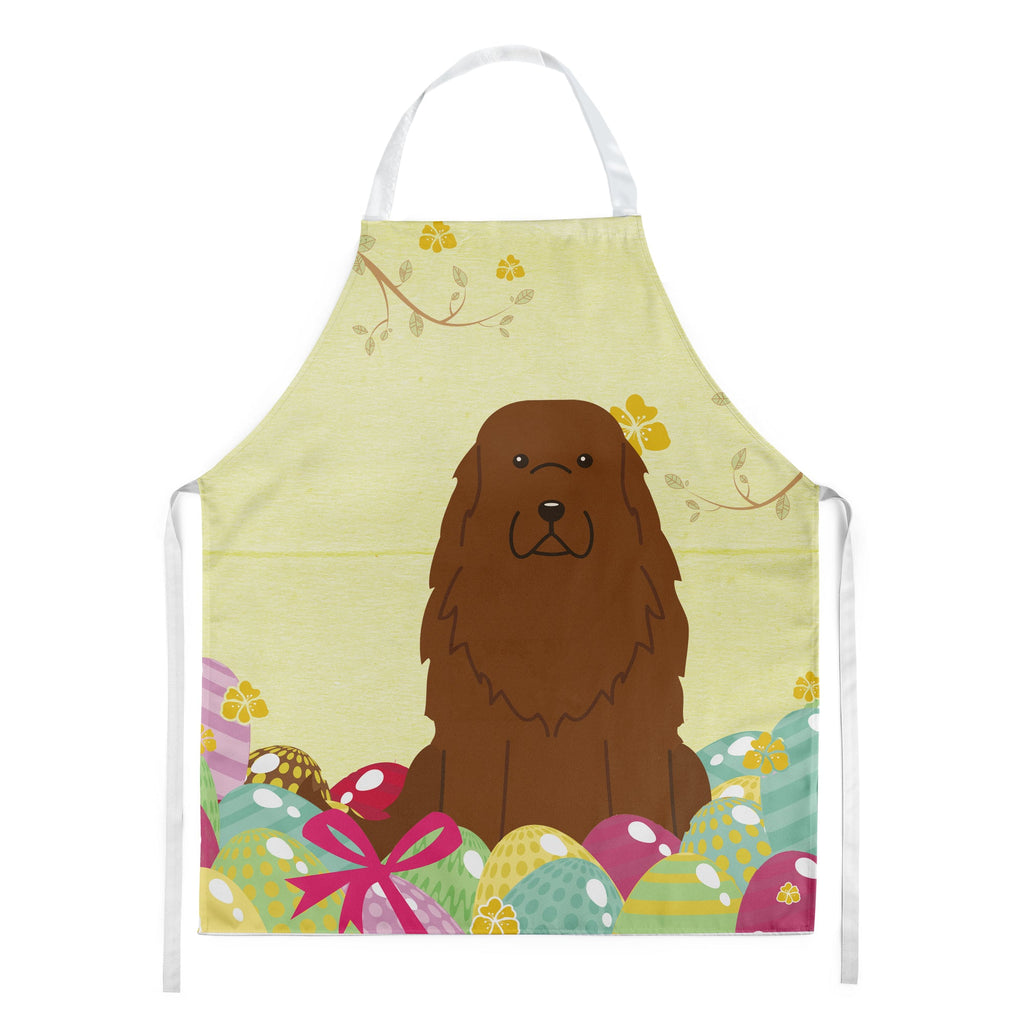 Easter Eggs Caucasian Shepherd Dog Apron Cooking Kitchen Server Baking Crafts Gardening for Adult Women Men, Unisex, Large, Multicolor