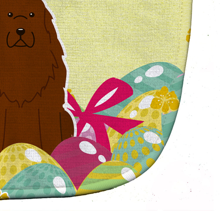 Easter Eggs Caucasian Shepherd Dog Baby Bib Easy-Clean Baby Bib Baby Feeding Accessory Baby Mealtime Essential, 10 x 13, Multicolor