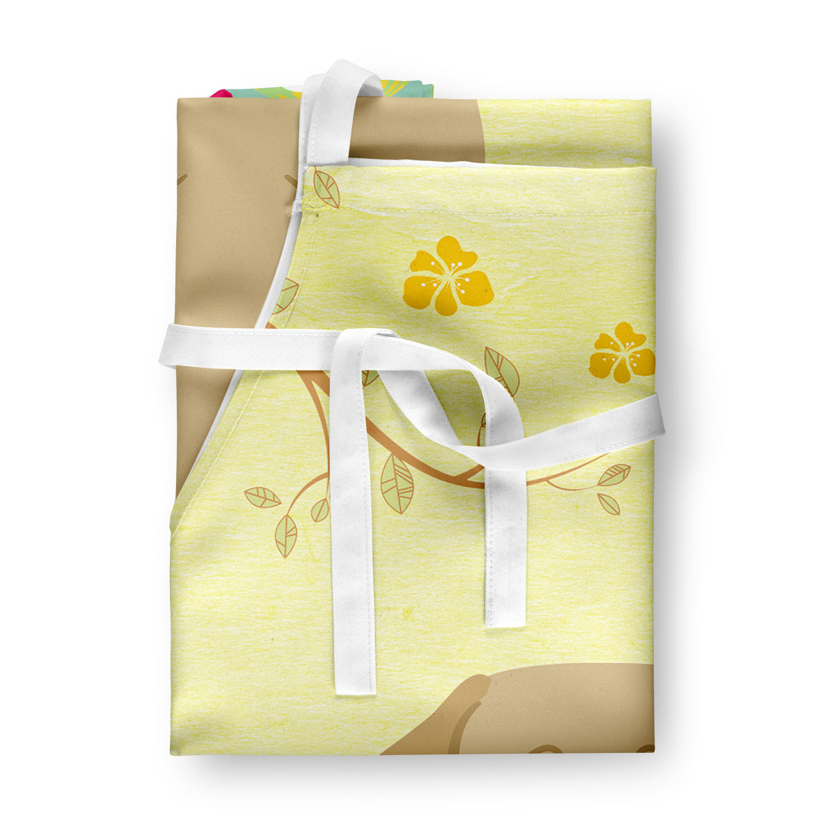 Easter Eggs Yellow Labrador Apron Cooking Kitchen Server Baking Crafts Gardening for Adult Women Men, Unisex, Large, Multicolor