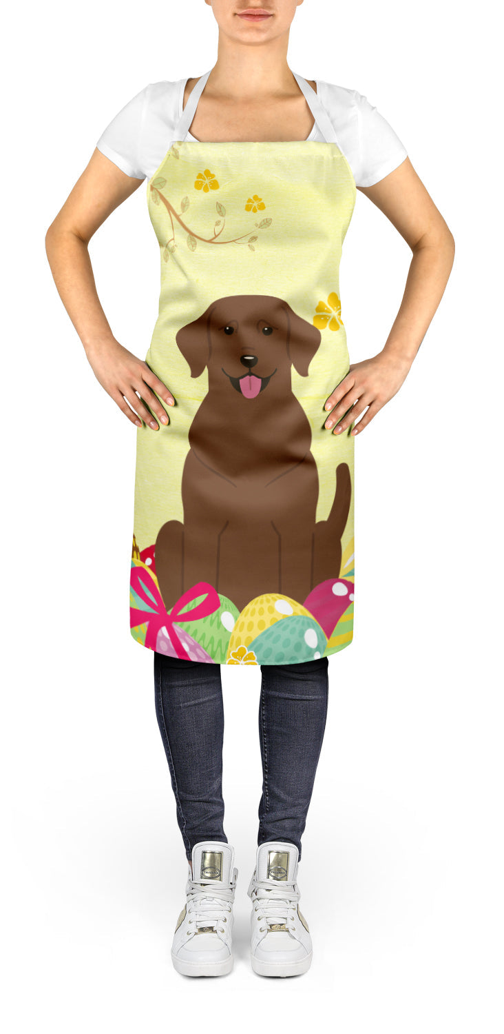 Easter Eggs Chocolate Labrador Apron Cooking Kitchen Server Baking Crafts Gardening for Adult Women Men, Unisex, Large, Multicolor