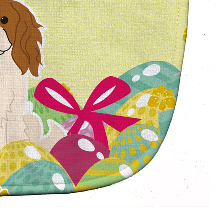 Easter Eggs Cavalier Spaniel Baby Bib Easy-Clean Baby Bib Baby Feeding Accessory Baby Mealtime Essential, 10 x 13, Multicolor