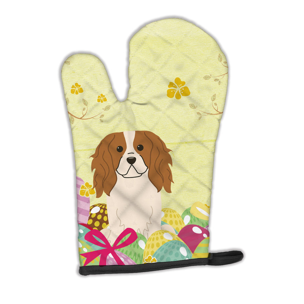 Easter Eggs Cavalier Spaniel Oven Mitt Heat Resistant Thick Oven Mitt for Hot Pans and Oven, Kitchen Mitt Protect Hands, Cooking Baking Glove